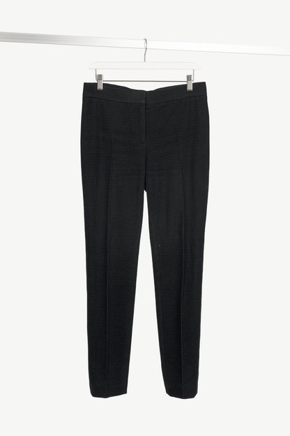 Akris Punto Mara Black Flocked Skinny Pants