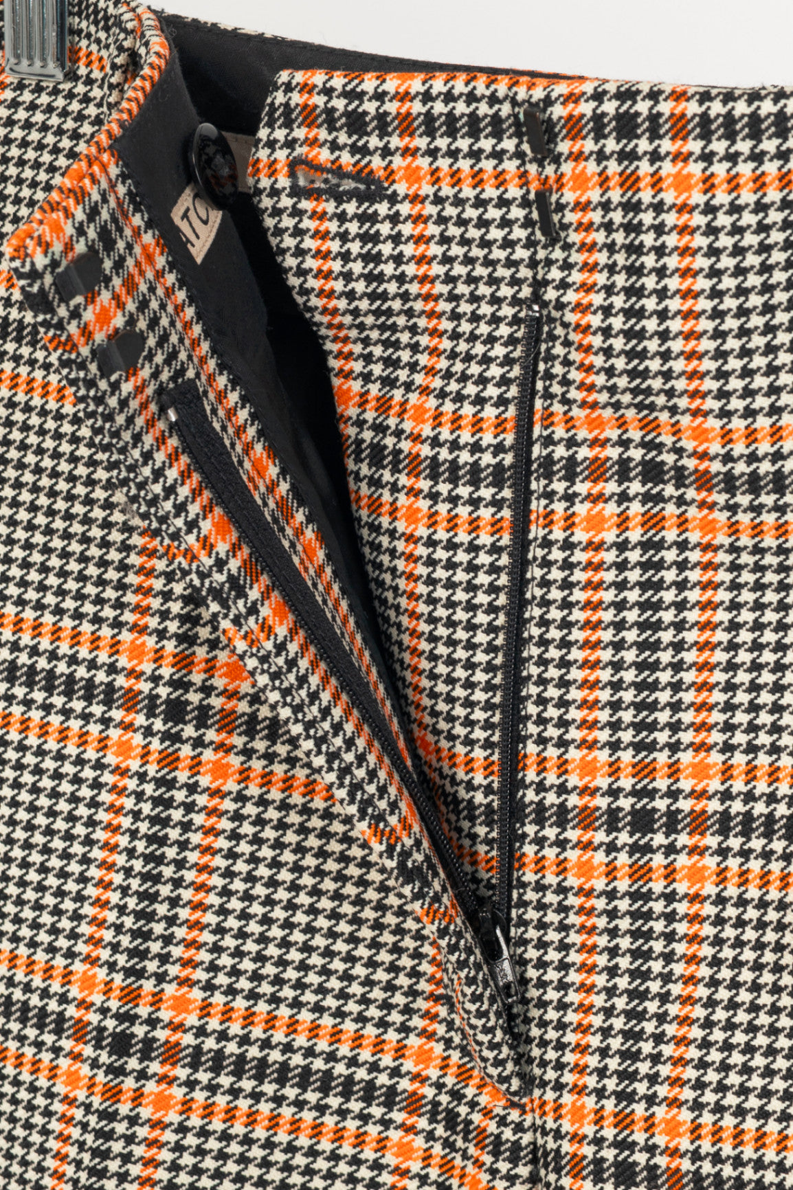 Dorothee Schumacher Modern Heritage Bonotto Check Orange Trousers