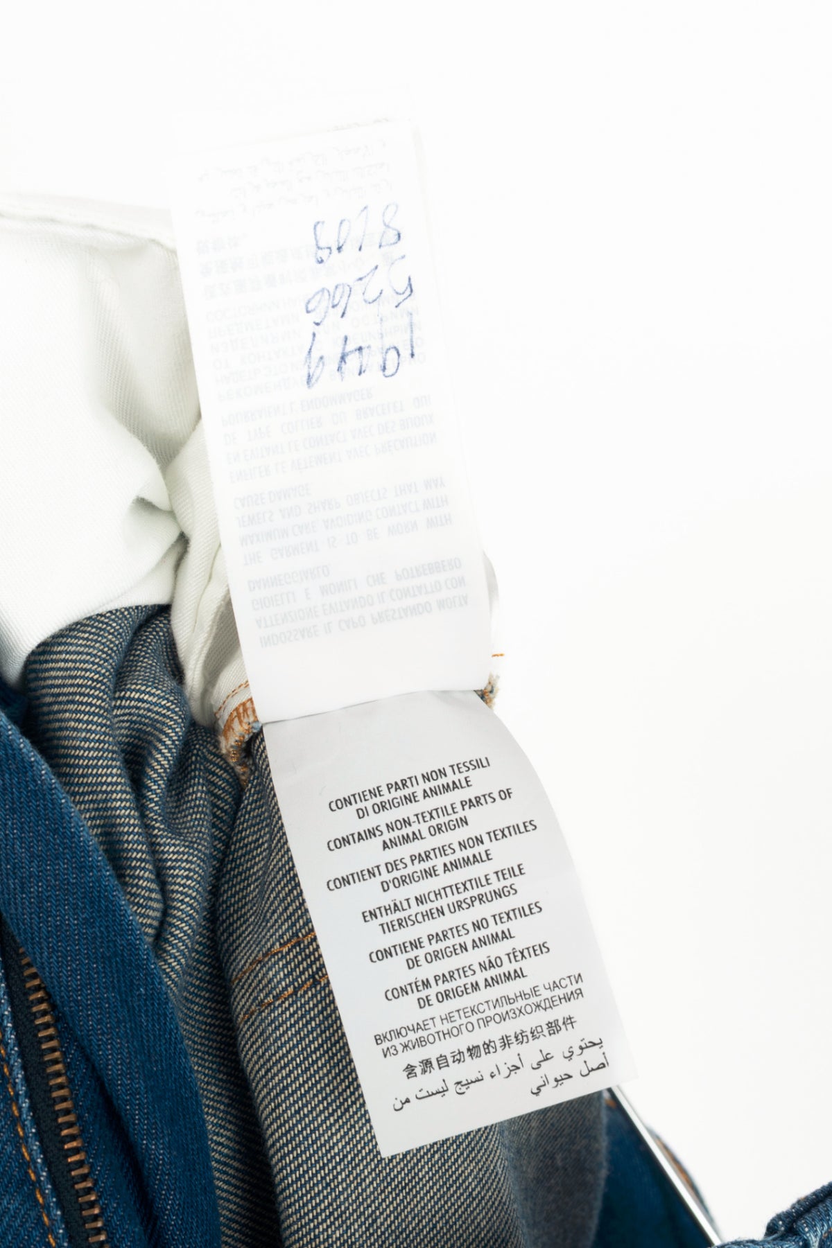 Gucci Blue Embroidered Flared Denim Jeans