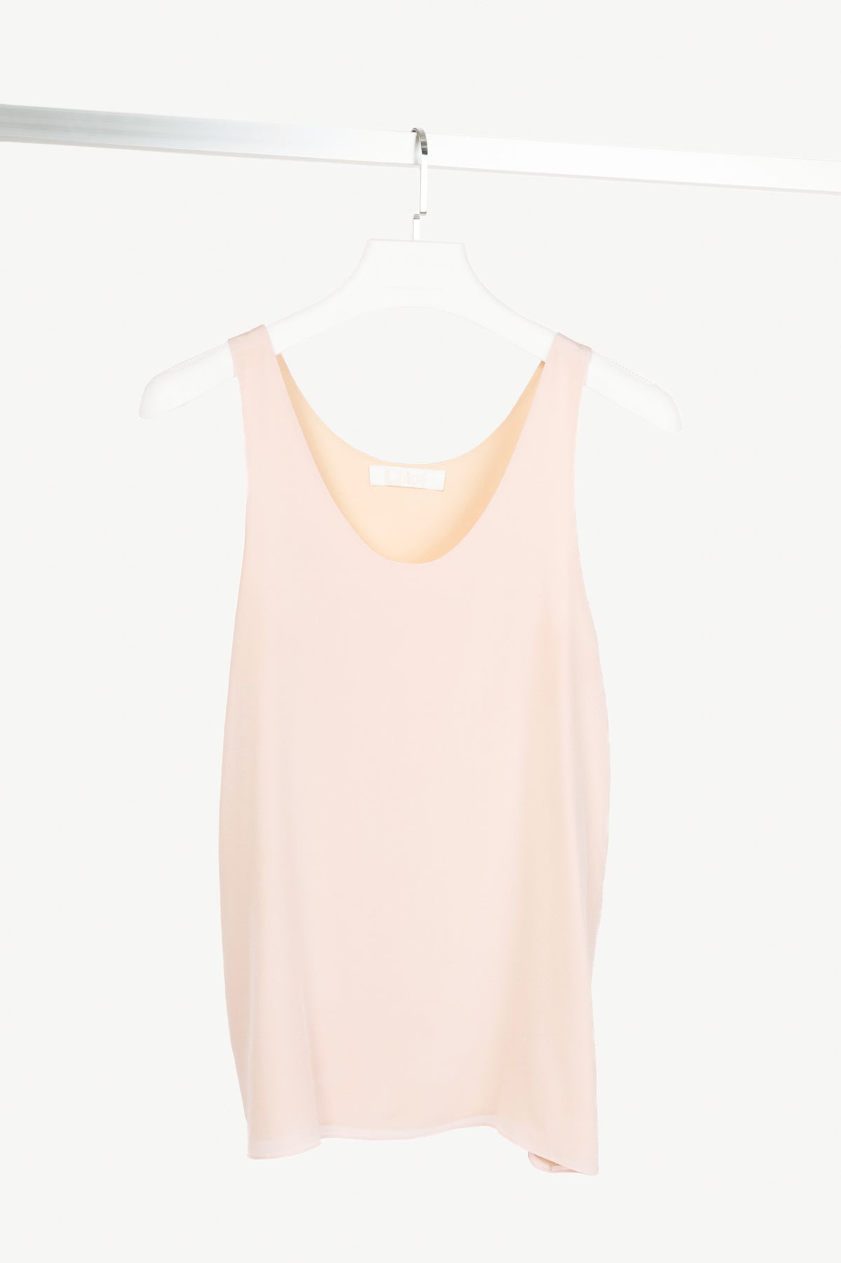 Chloe "Washed Pink" Silk Crepe de Chine Tank