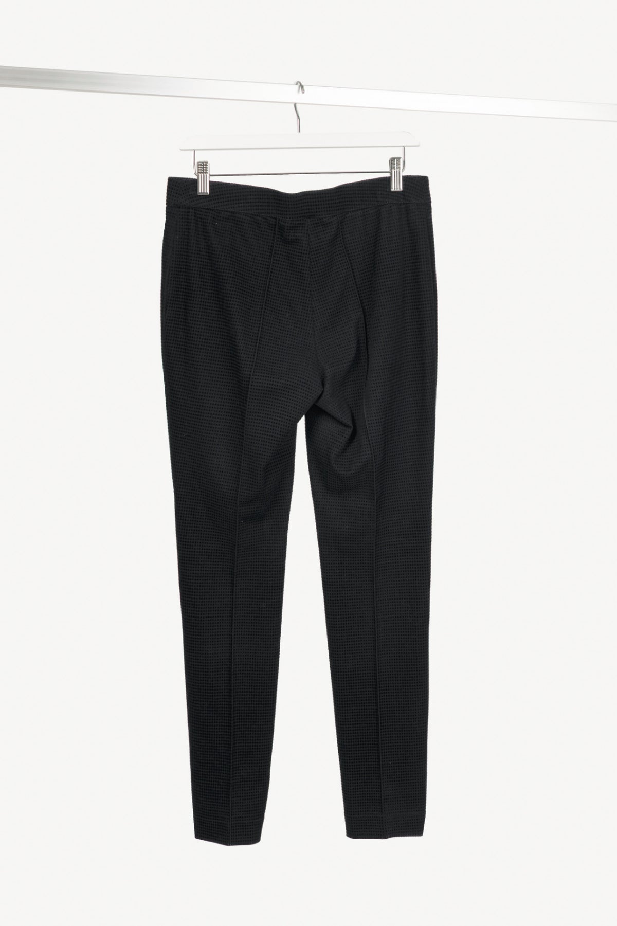 Akris Punto Mara Black Flocked Skinny Pants