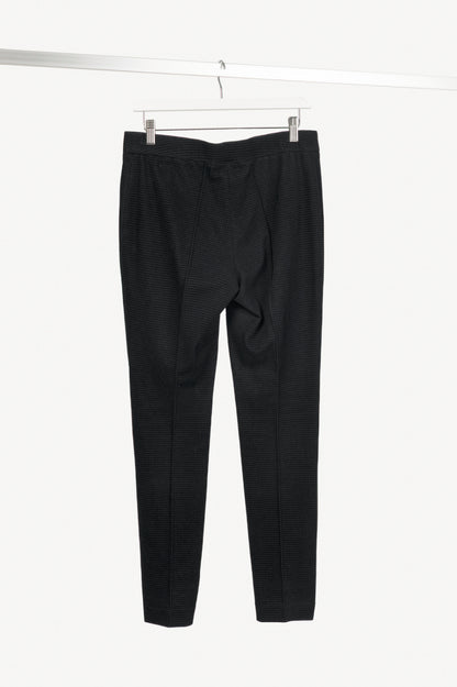 Akris Punto Mara Black Flocked Skinny Pants