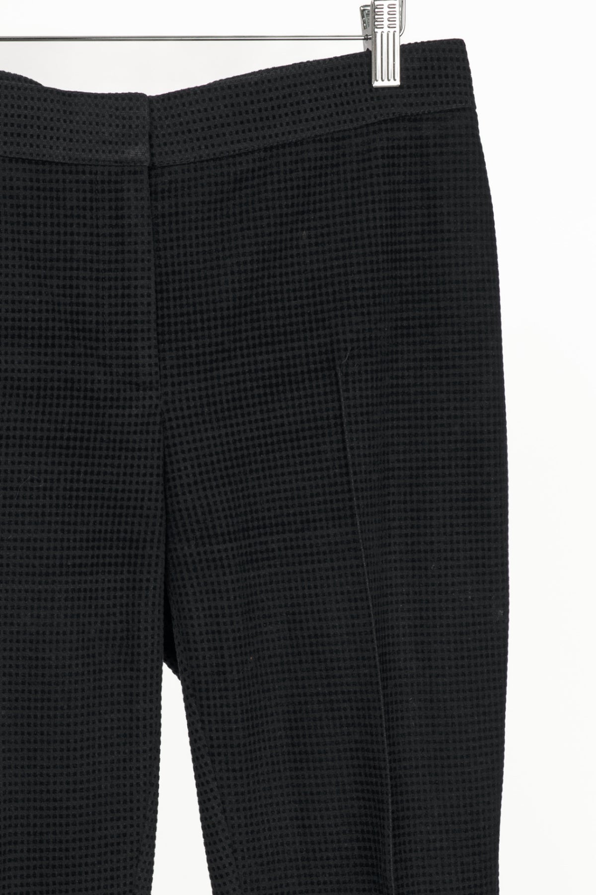 Akris Punto Mara Black Flocked Skinny Pants