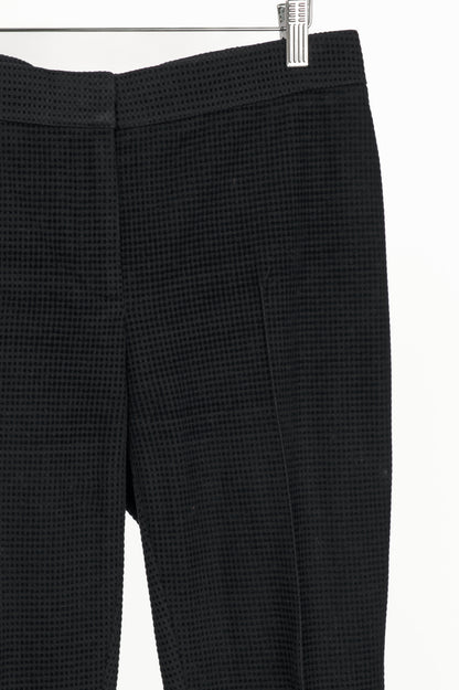 Akris Punto Mara Black Flocked Skinny Pants