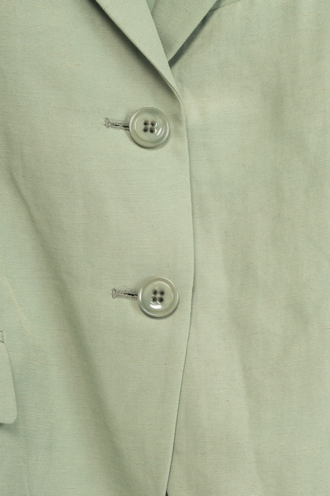 Dorothee Schumacher Casual Sophistication Green Linen-Shantung Jacket