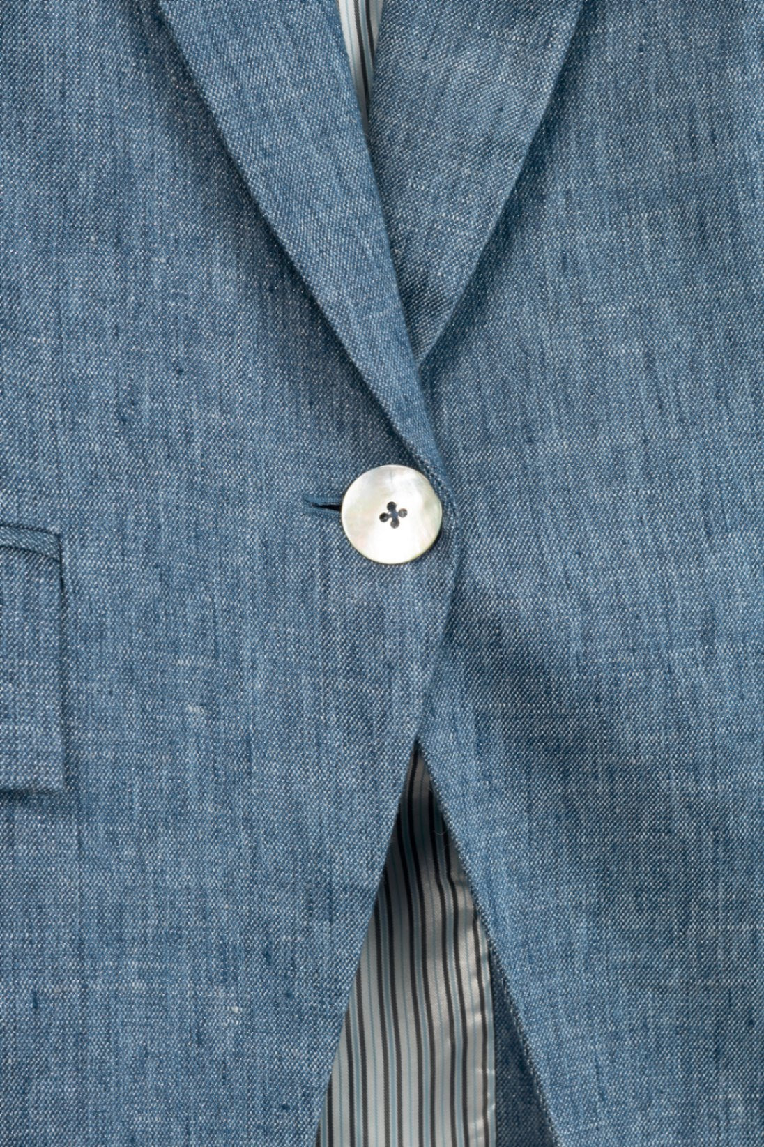 Veronica Beard Athens Blue Metallic Linen Dickey Blazer