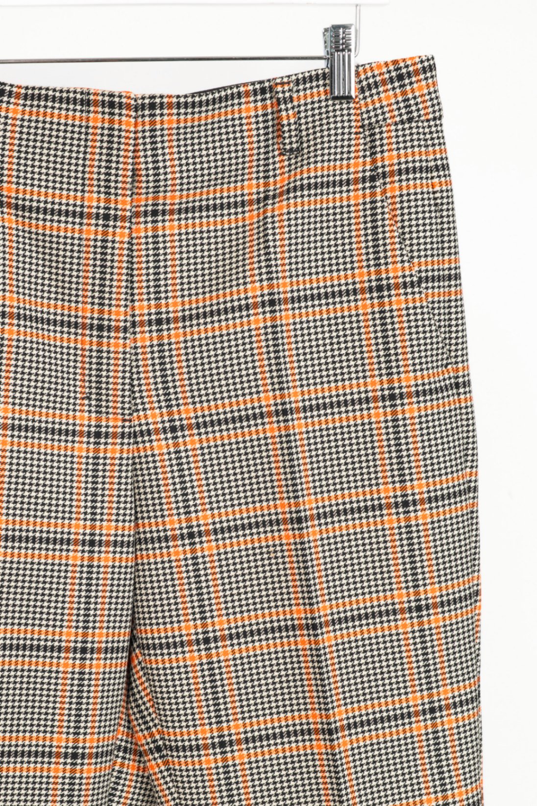 Dorothee Schumacher Modern Heritage Bonotto Check Orange Trousers