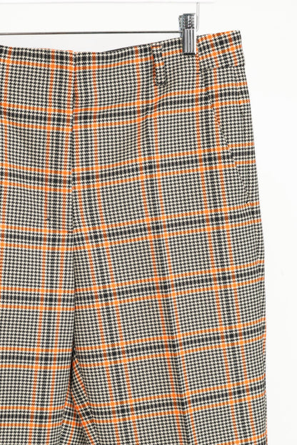 Dorothee Schumacher Modern Heritage Bonotto Check Orange Trousers
