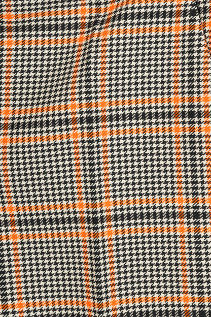 Dorothee Schumacher Modern Heritage Bonotto Check Orange Trousers