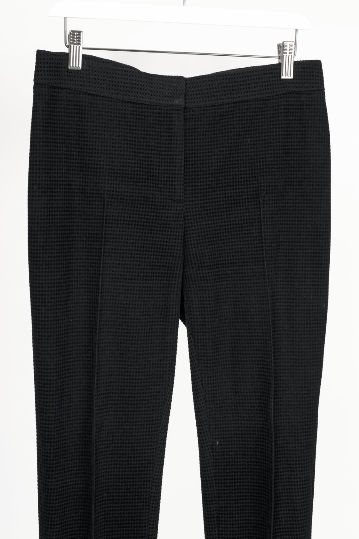Akris Punto Mara Black Flocked Skinny Pants
