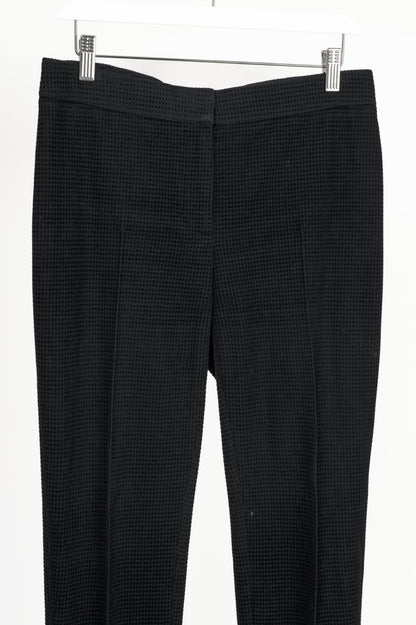 Akris Punto Mara Black Flocked Skinny Pants