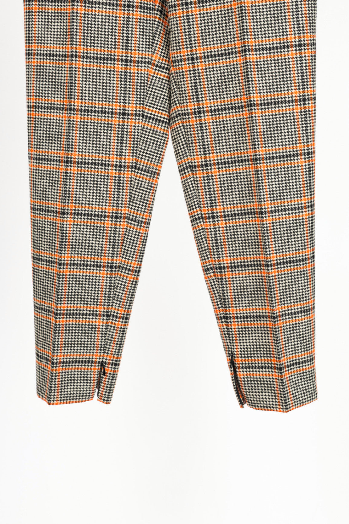 Dorothee Schumacher Modern Heritage Bonotto Check Orange Trousers