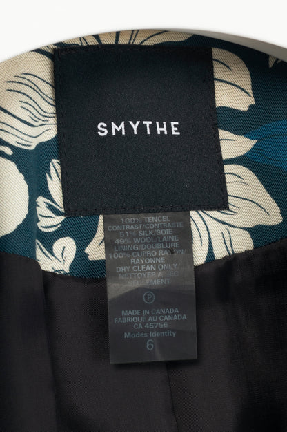 Smythe S19 Blue Hawaii Blocked Peaked Lapel Blazer