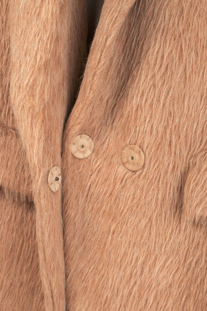 Dorothee Schumacher Pure Luxury Brown Alpaca & Wool Coat