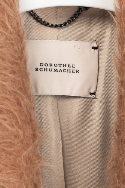 Dorothee Schumacher Pure Luxury Brown Alpaca & Wool Coat