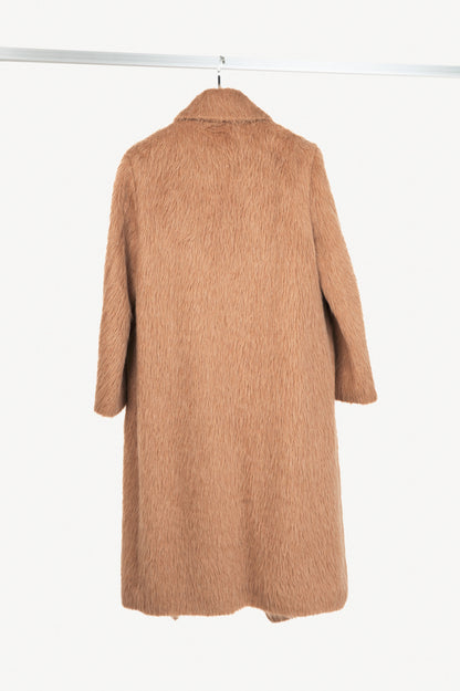 Dorothee Schumacher Pure Luxury Brown Alpaca & Wool Coat