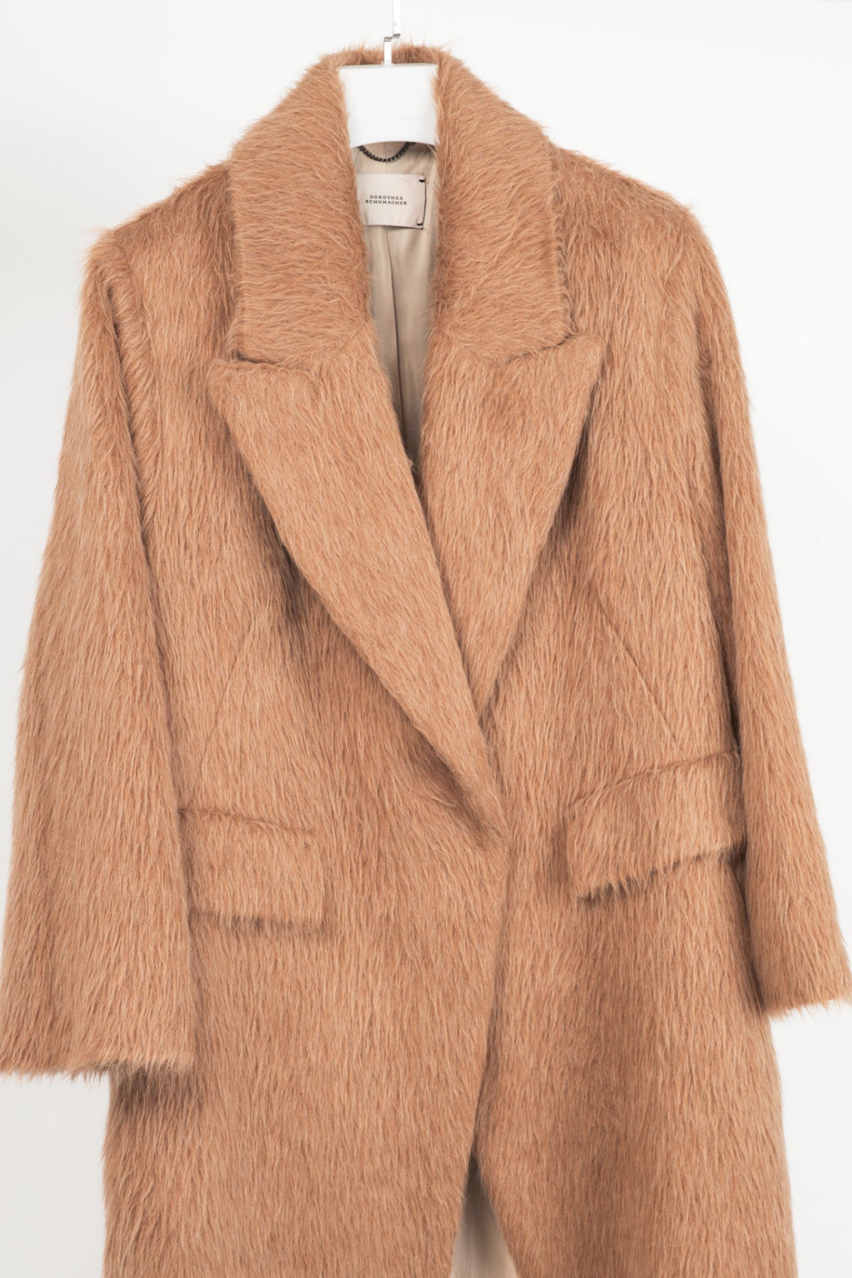 Dorothee Schumacher Pure Luxury Brown Alpaca & Wool Coat