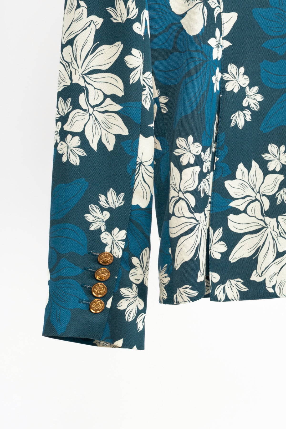 Smythe S19 Blue Hawaii Blocked Peaked Lapel Blazer