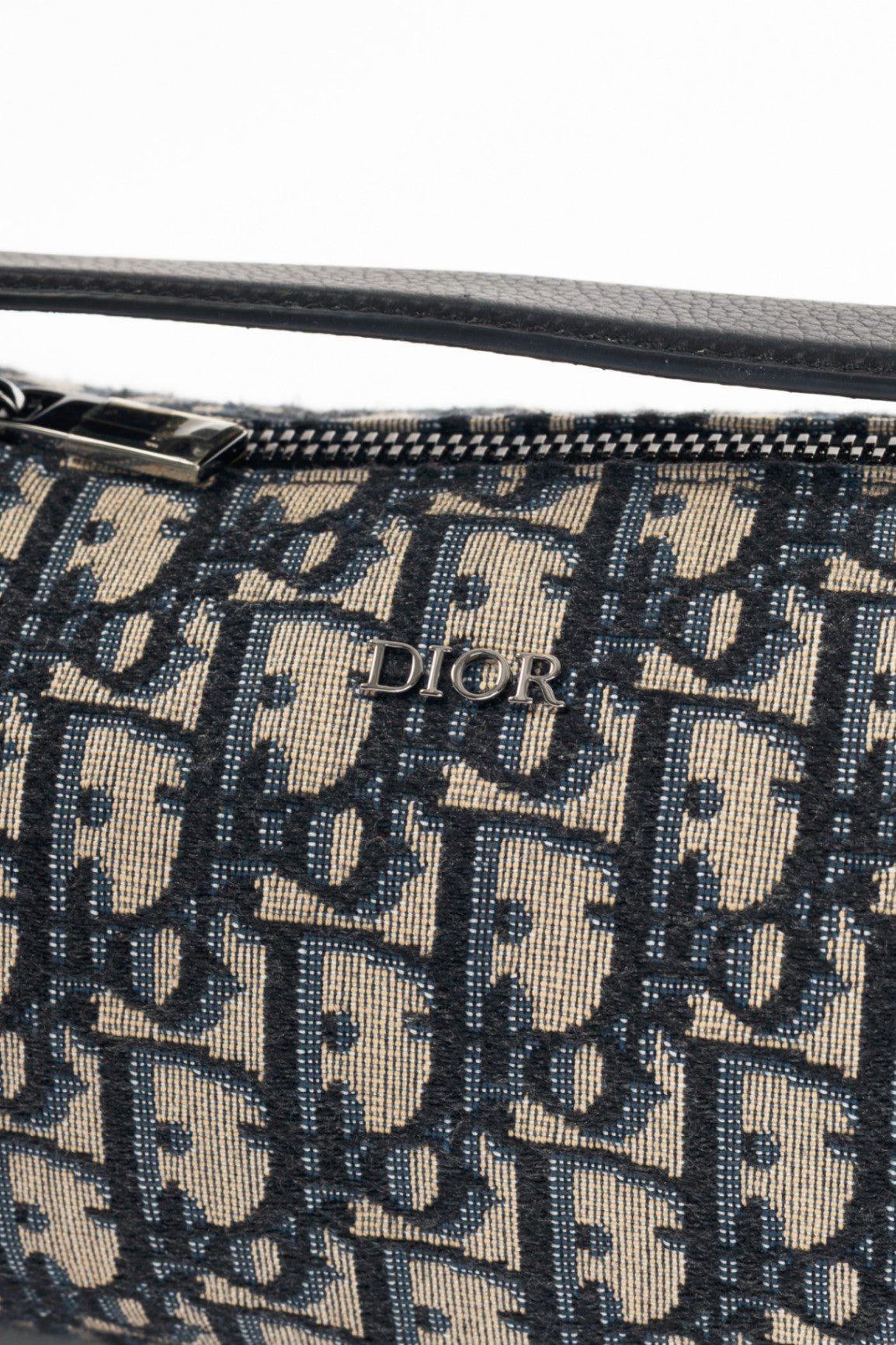 Christian Dior Mini Roller Beige & Black Oblique Shoulder Bag