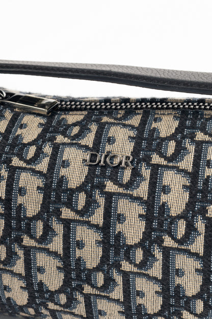 Christian Dior Mini Roller Beige & Black Oblique Shoulder Bag