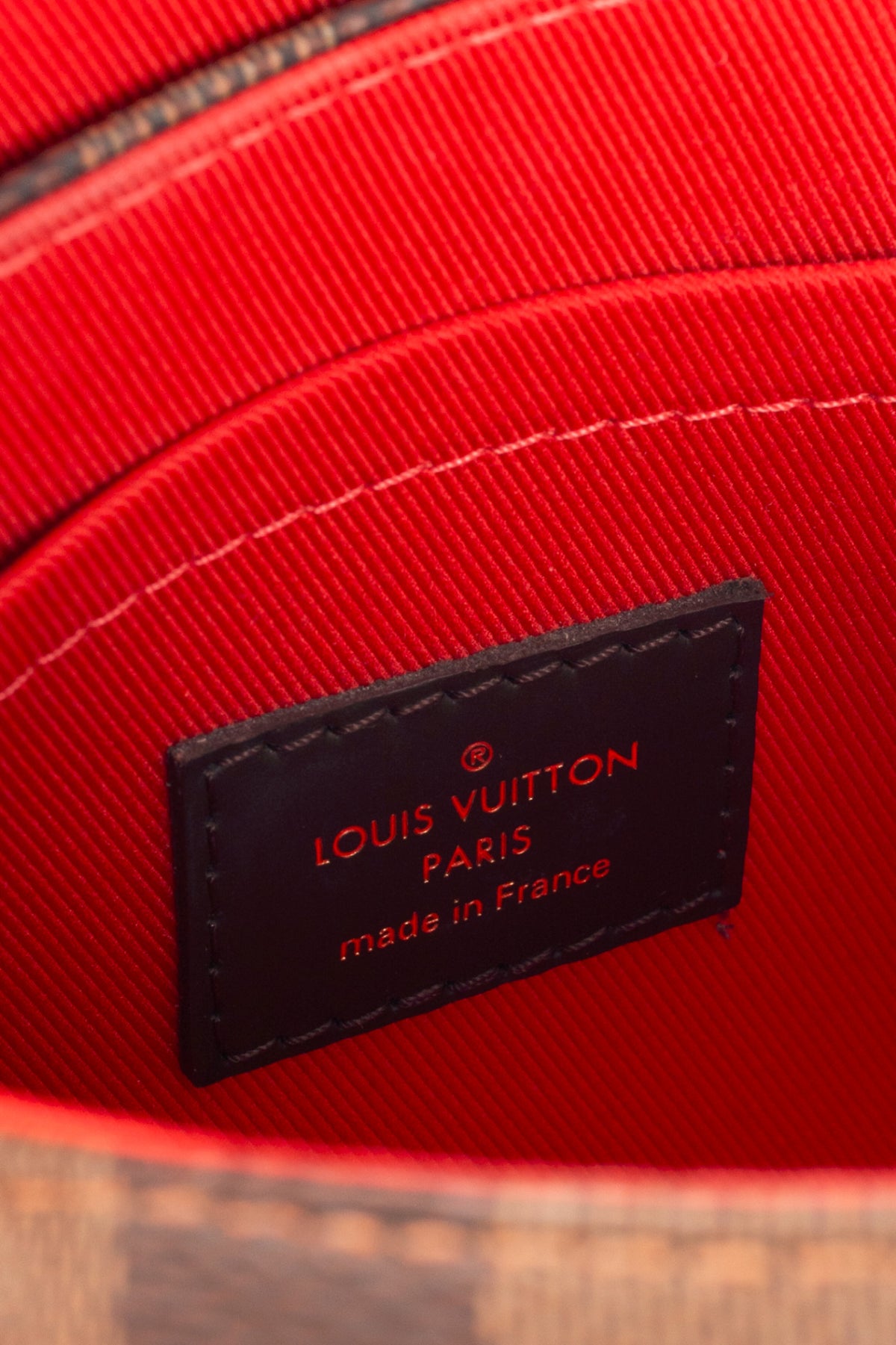 Louis Vuitton Croisette Damier Ebene Canvas Handbag