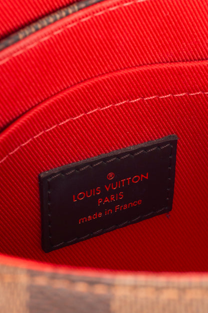 Louis Vuitton Croisette Damier Ebene Canvas Handbag