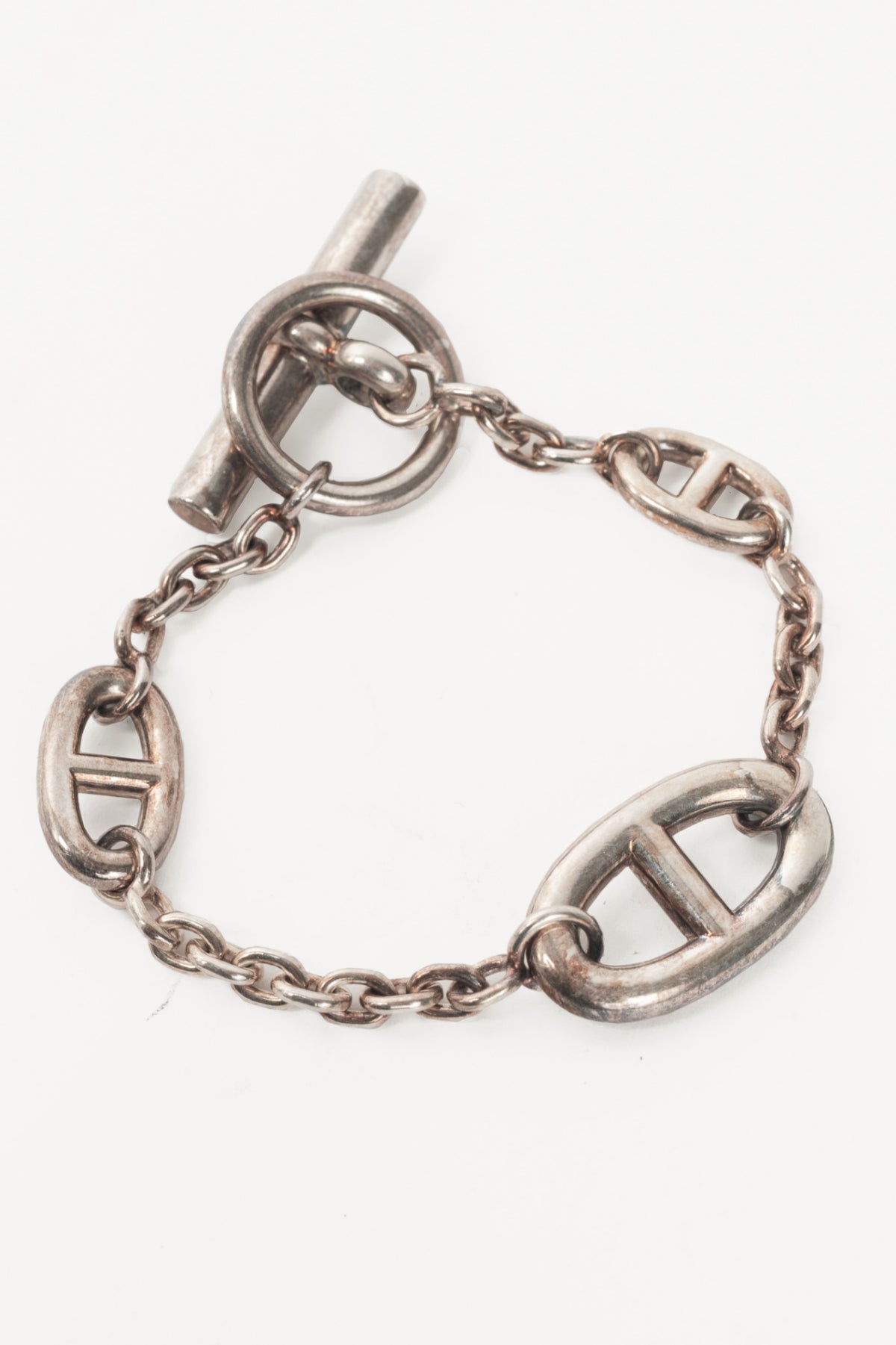 Hermes Farandole Sterling Silver Chaine d'Ancre Bracelet