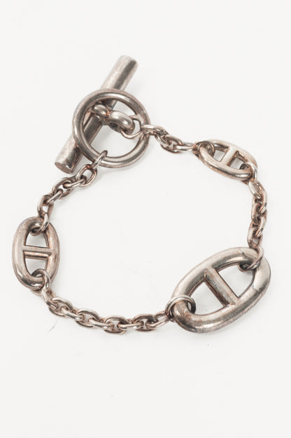 Hermes Farandole Sterling Silver Chaine d'Ancre Bracelet