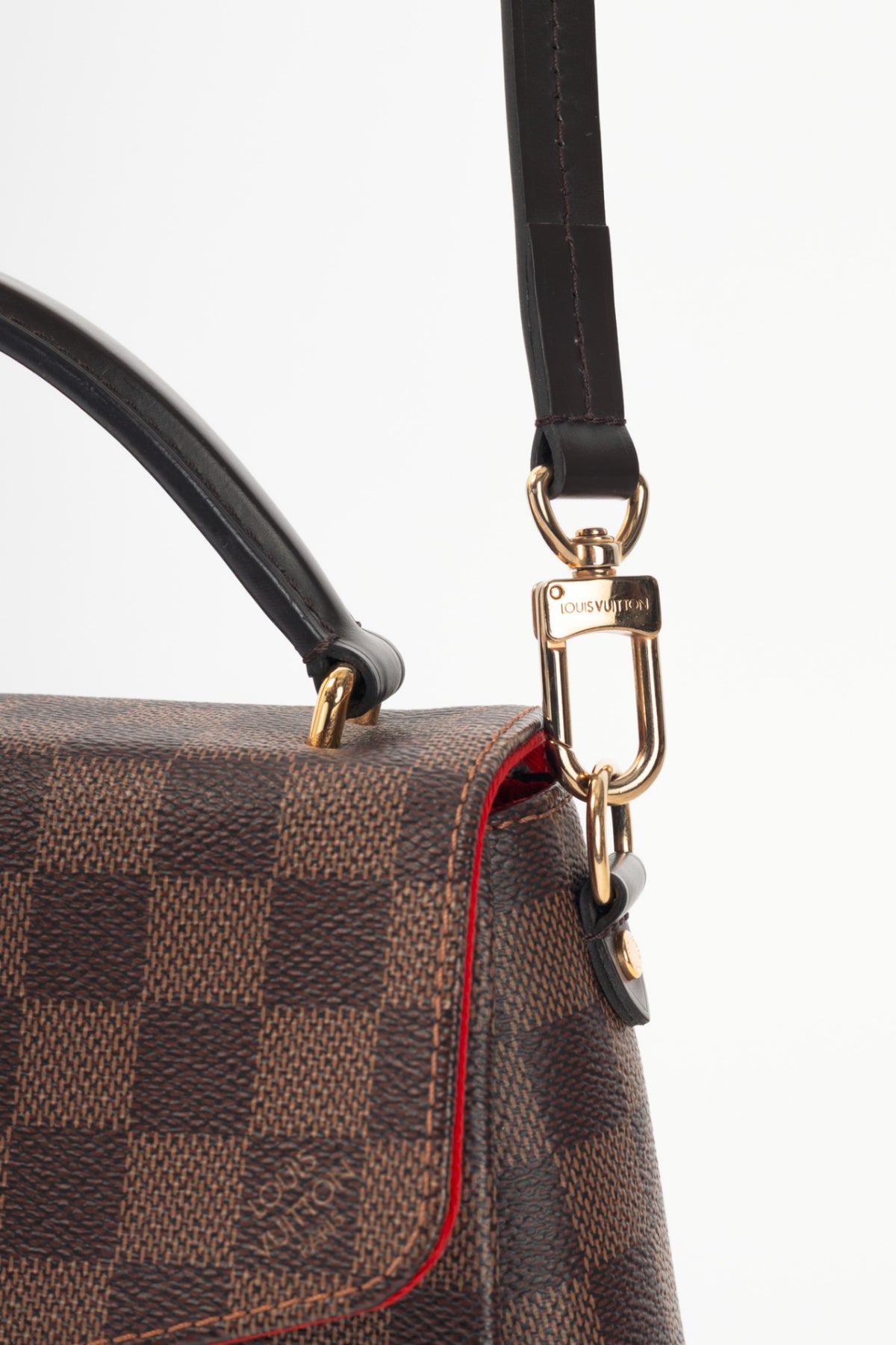 Louis Vuitton Croisette Damier Ebene Canvas Handbag
