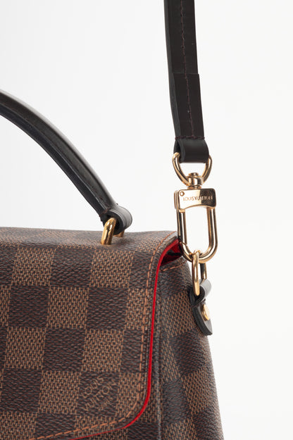 Louis Vuitton Croisette Damier Ebene Canvas Handbag