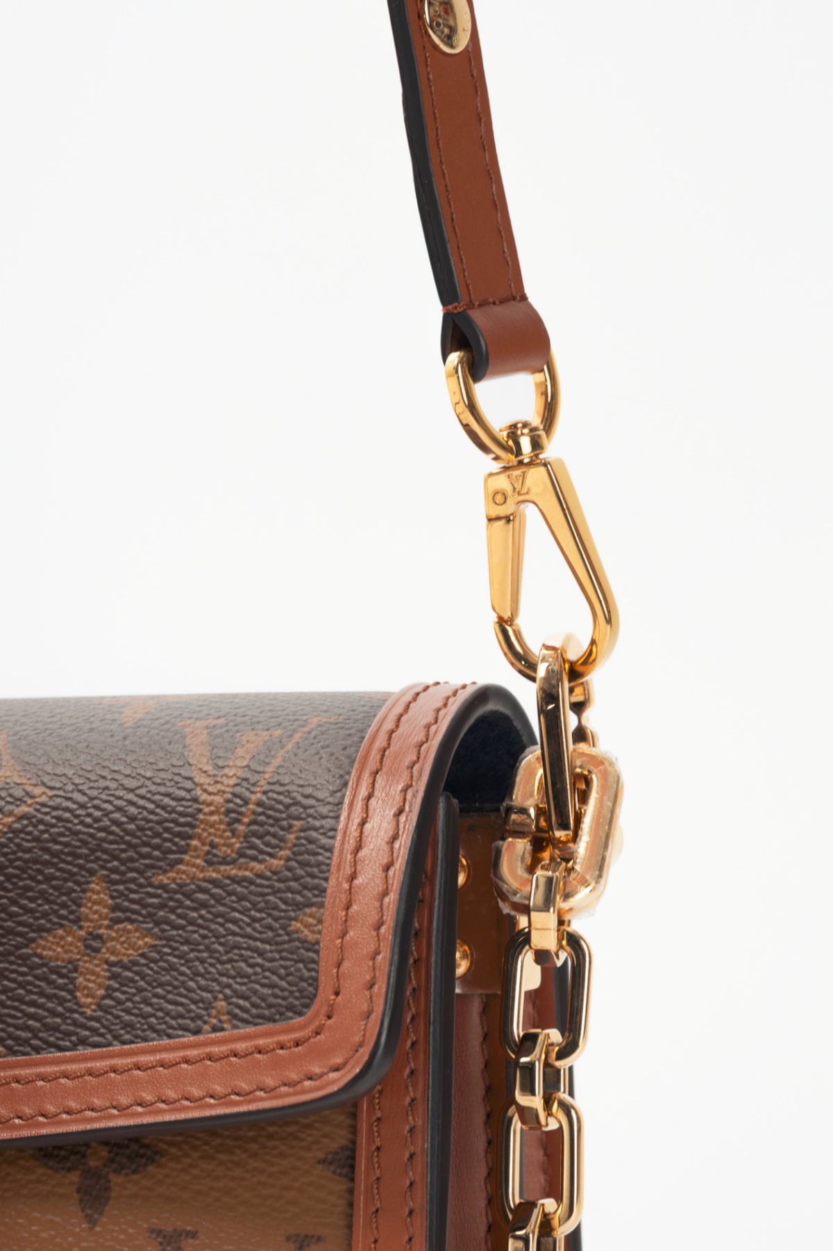 Louis Vuitton Dauphine East-West Monogram & Monogram Reverse Shoulder Bag