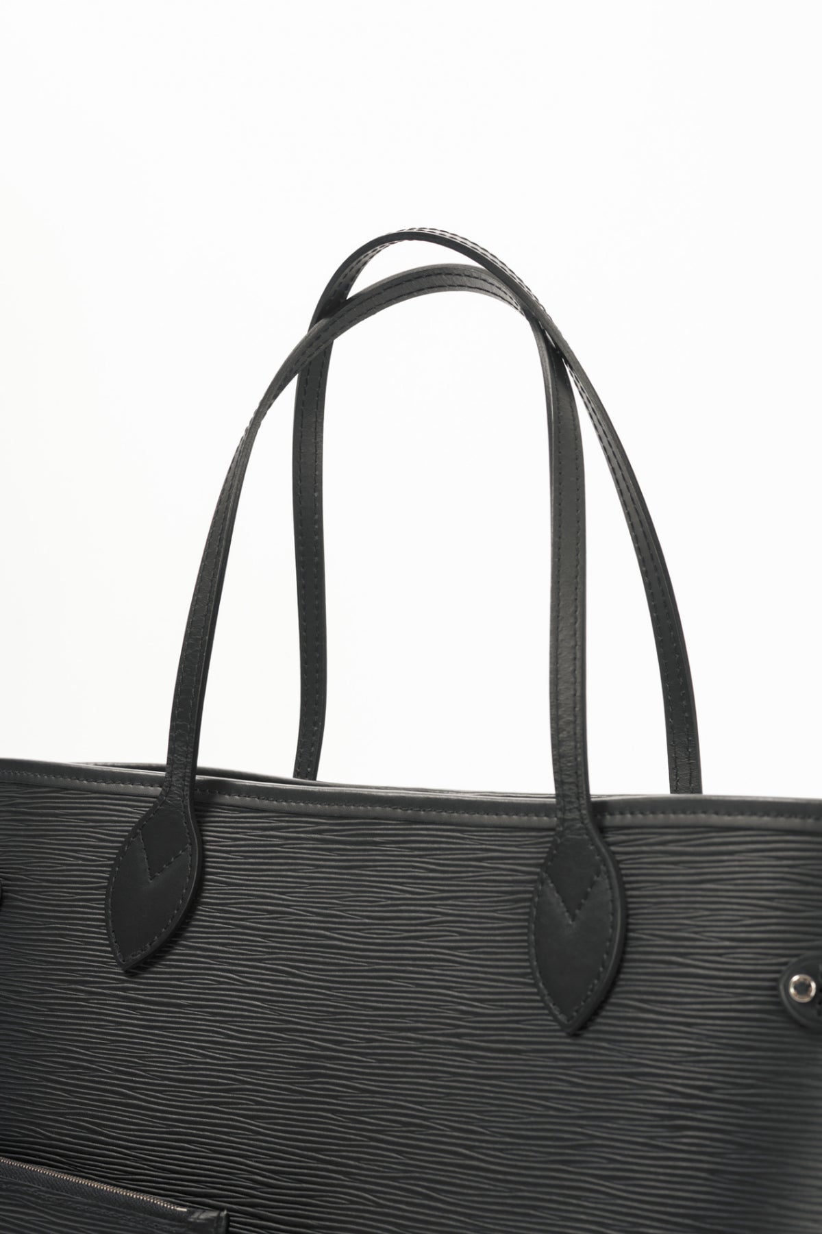 Louis Vuitton Neverfull MM Noir Epi Leather Tote