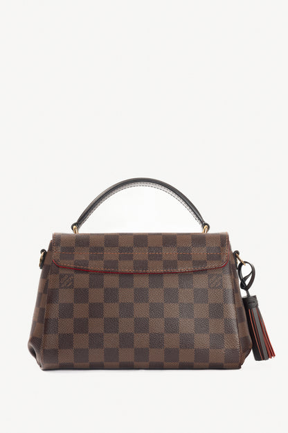 Louis Vuitton Croisette Damier Ebene Canvas Handbag