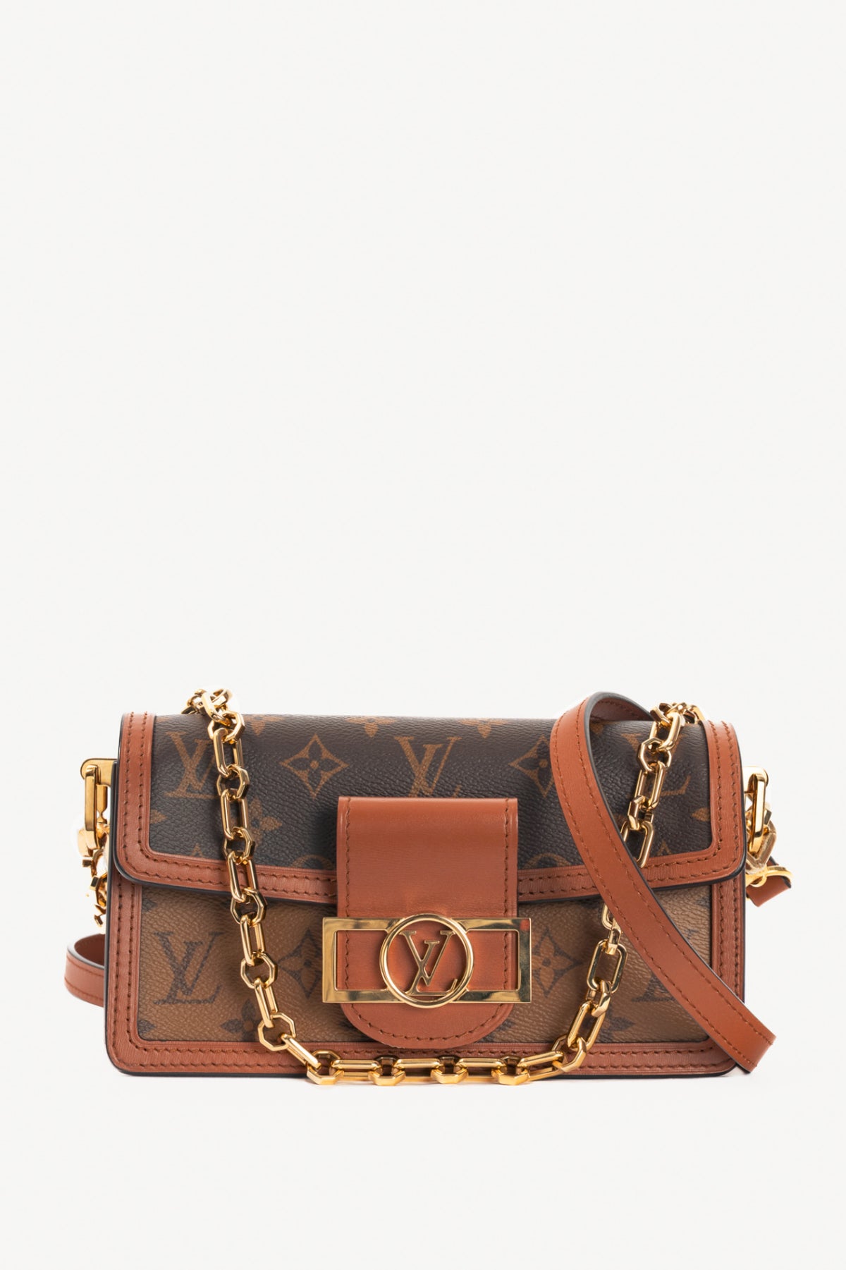 Louis Vuitton Dauphine East-West Monogram & Monogram Reverse Shoulder Bag