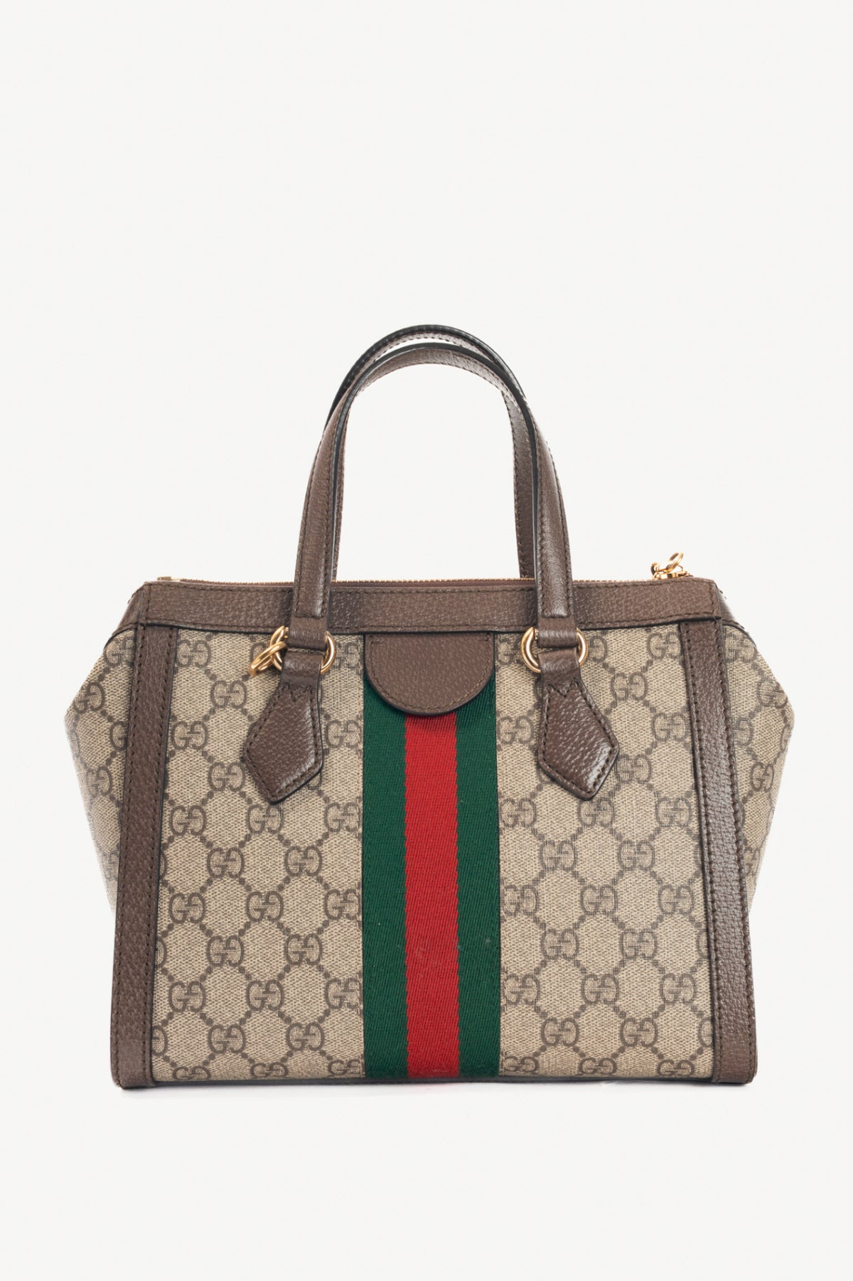 Gucci Ophidia Small Beige & Ebony GG Supreme Tote