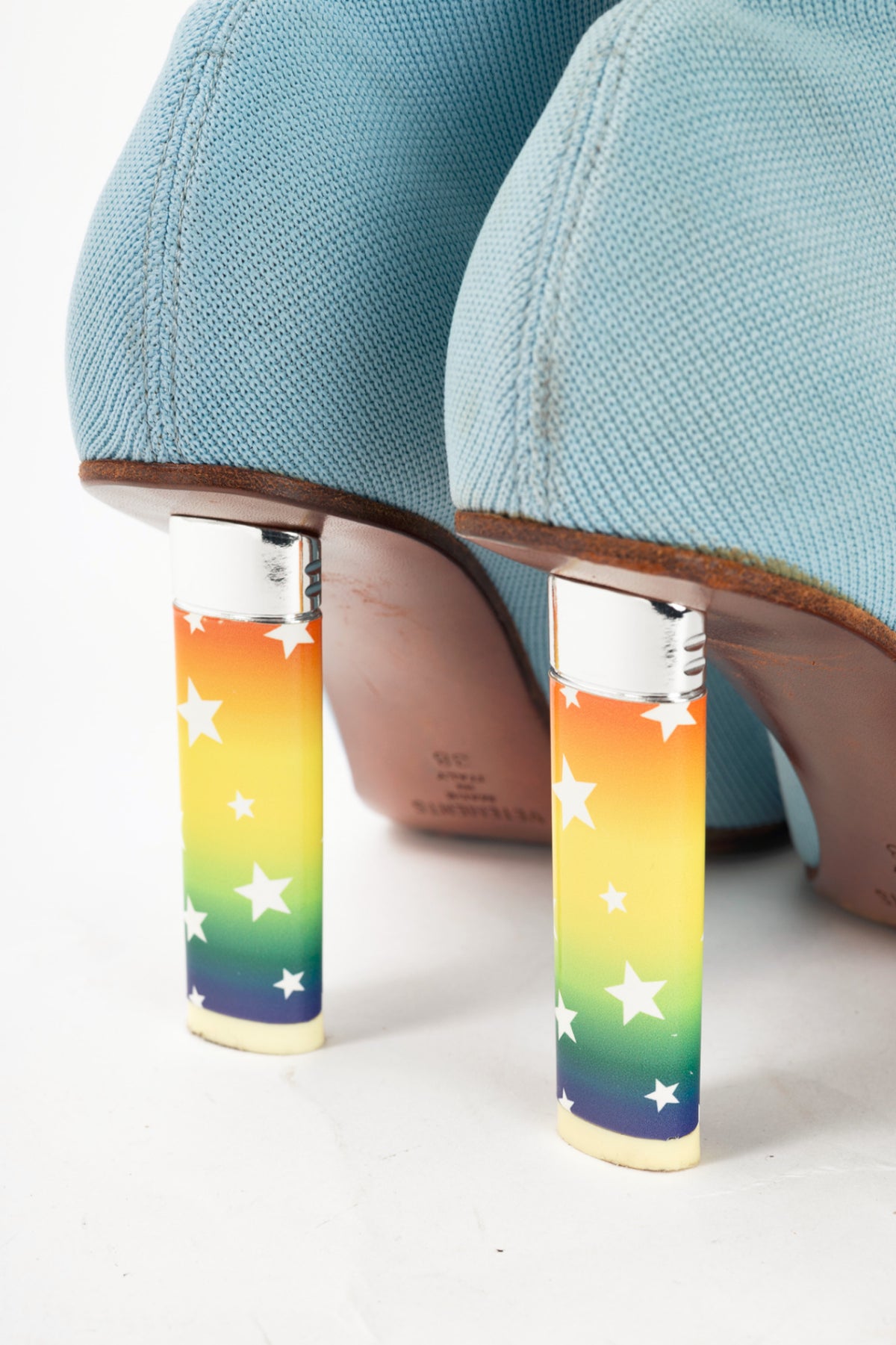 Vetements Blue Stars Lighter Sock Boots