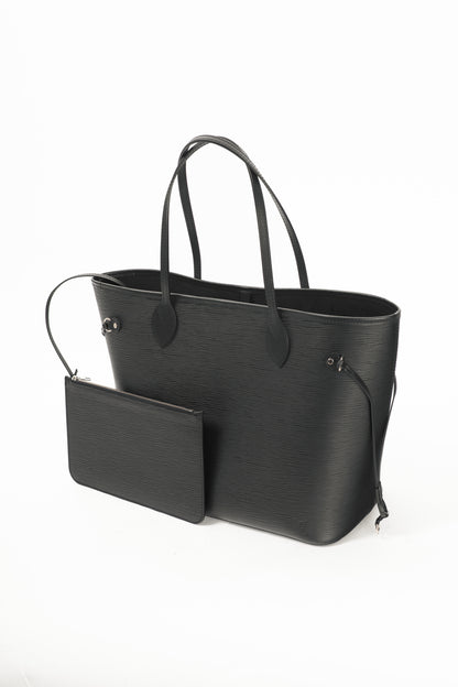 Louis Vuitton Neverfull MM Noir Epi Leather Tote