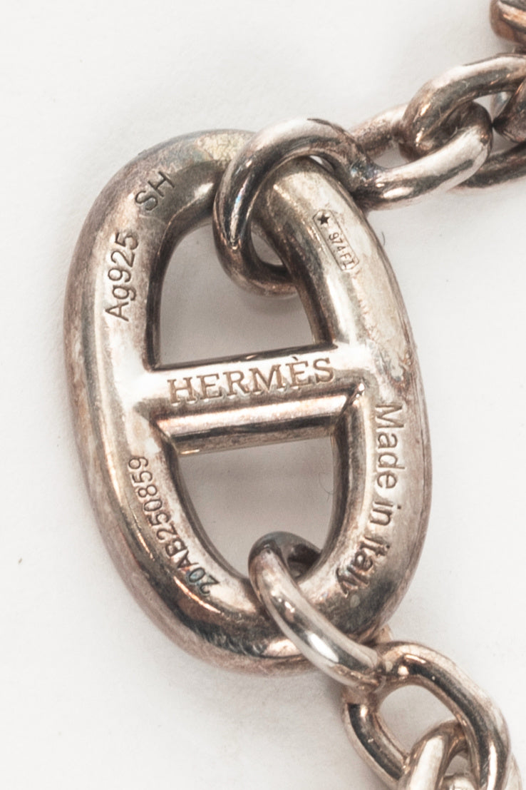 Hermes Farandole Sterling Silver Chaine d'Ancre Bracelet