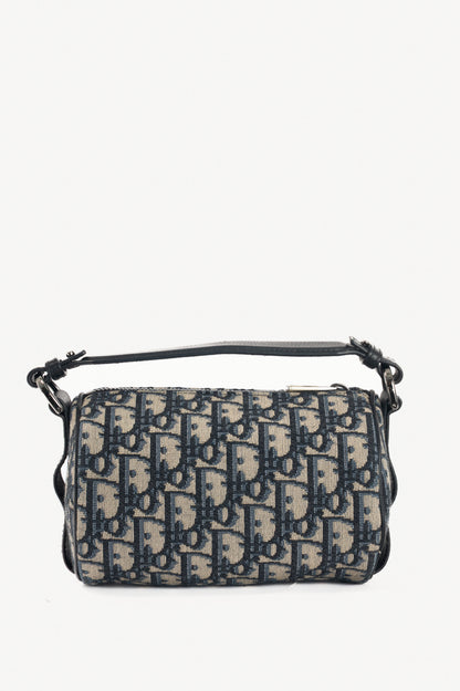 Christian Dior Mini Roller Beige & Black Oblique Shoulder Bag