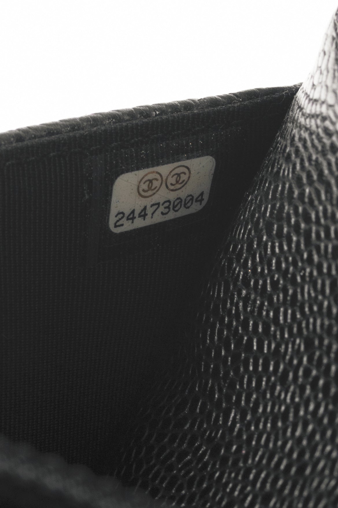 Chanel Black Quilted Caviar Leather GHW Wallet-On-Chain