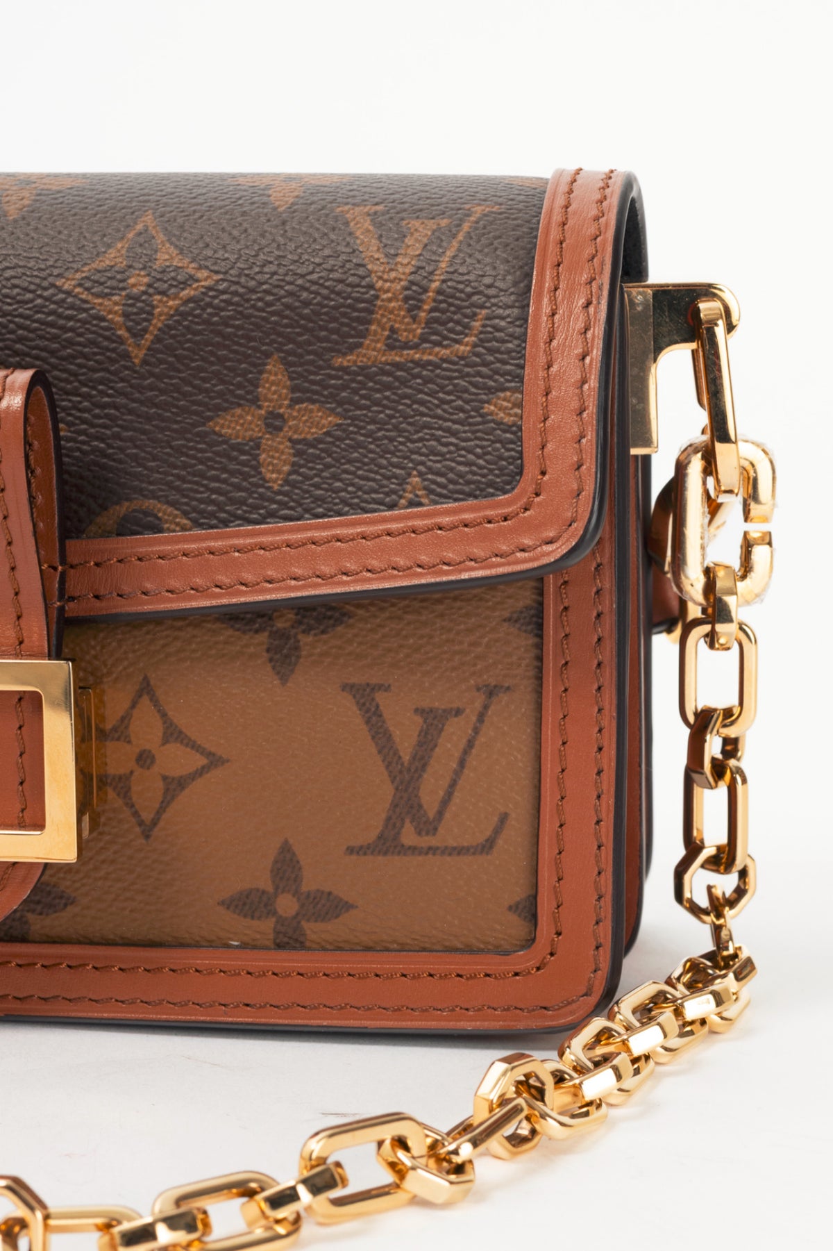 Louis Vuitton Dauphine East-West Monogram & Monogram Reverse Shoulder Bag