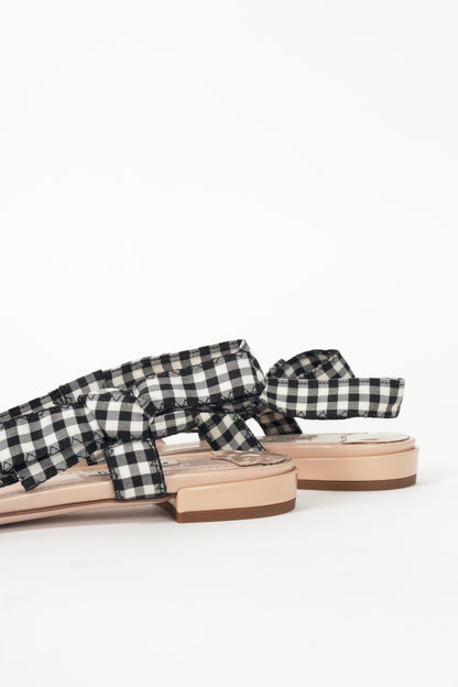 Miu Miu Slingback Flats 37.5