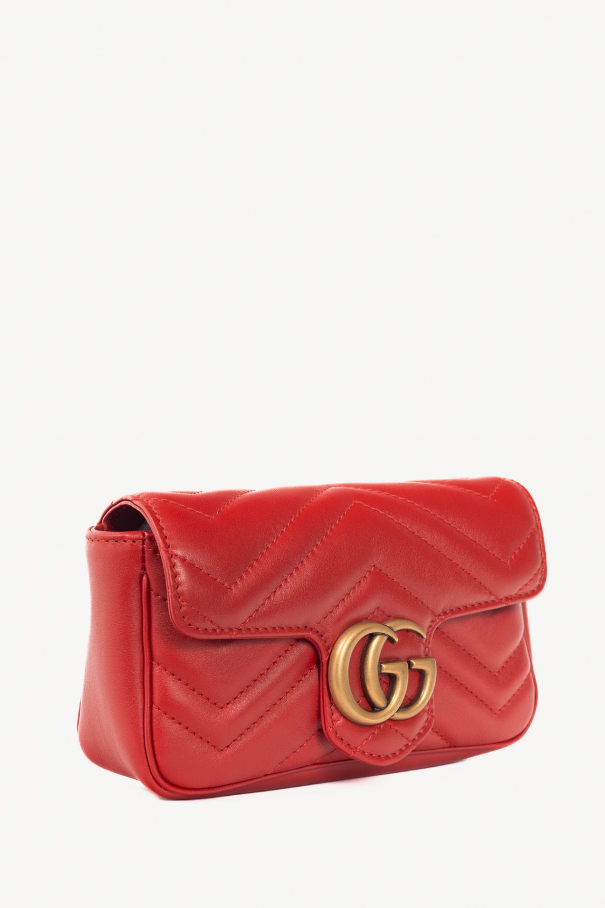 Gucci red mini marmont bag