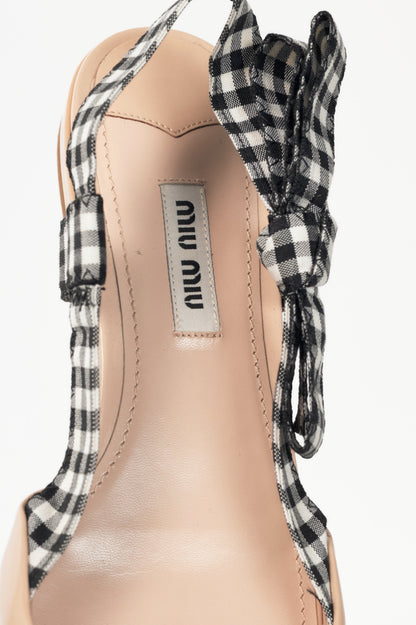 Miu Miu Slingback Flats 37.5