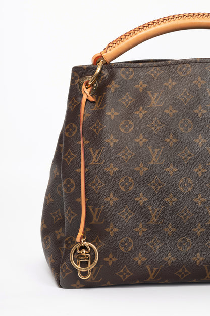 Louis Vuitton Artsy MM Monogram Canvas Hobo
