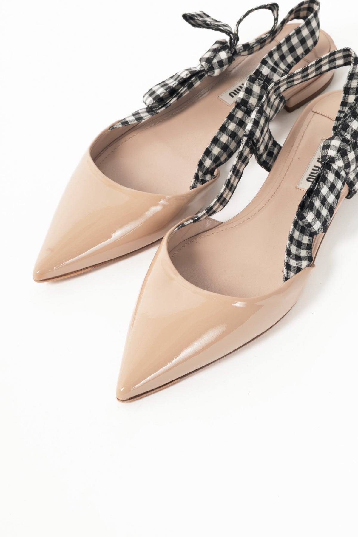 Miu Miu Slingback Flats 37.5