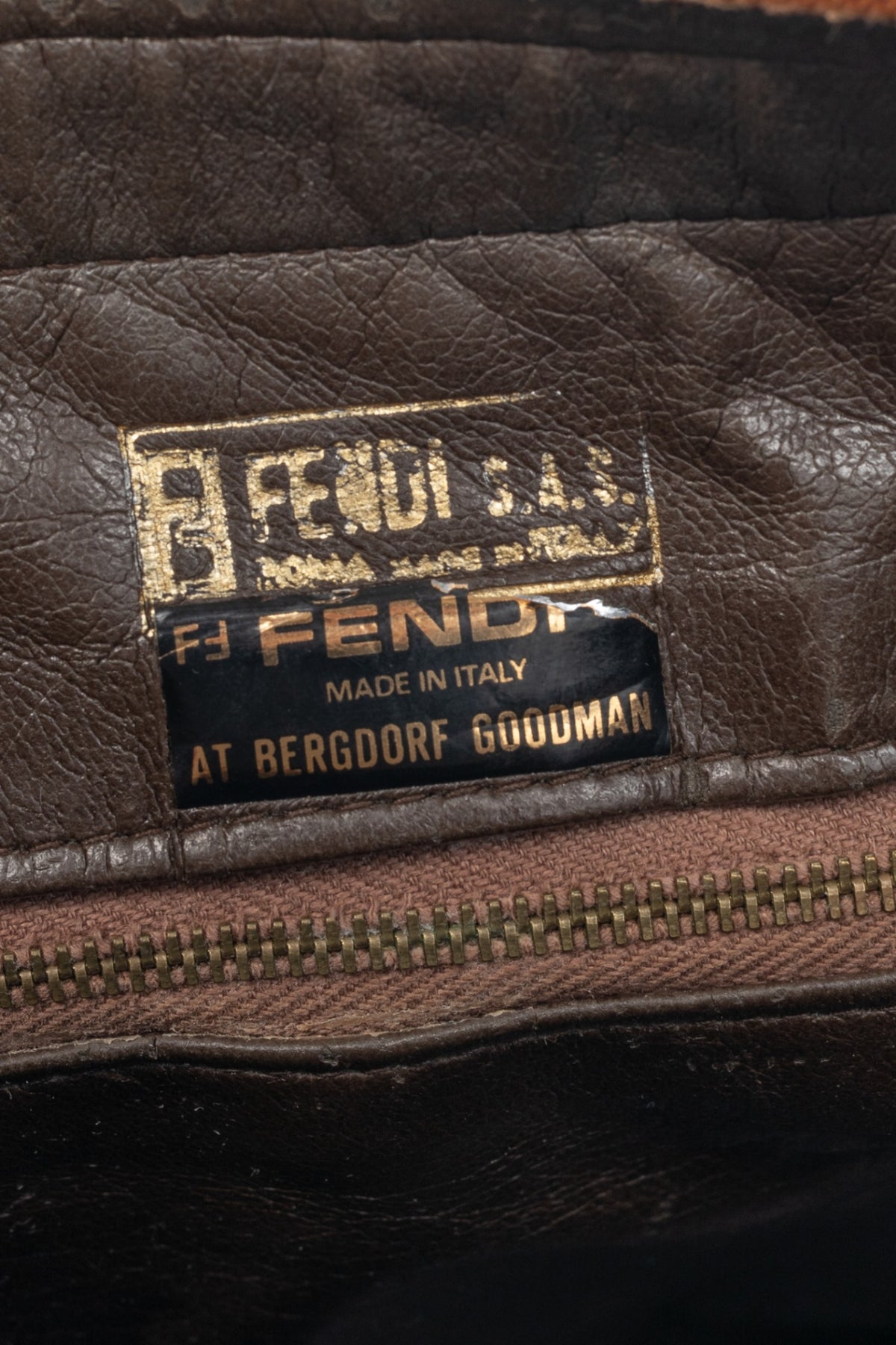Fendi vintage monogram tote