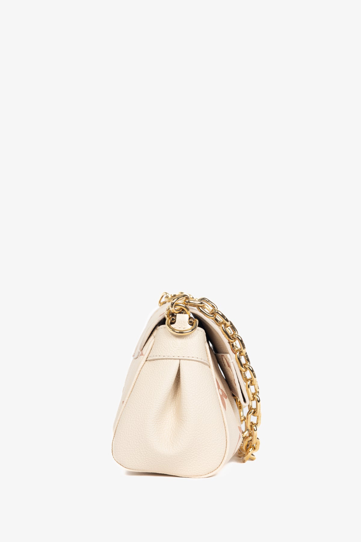 Louis Vuitton large monogram pale pink chain strap bag