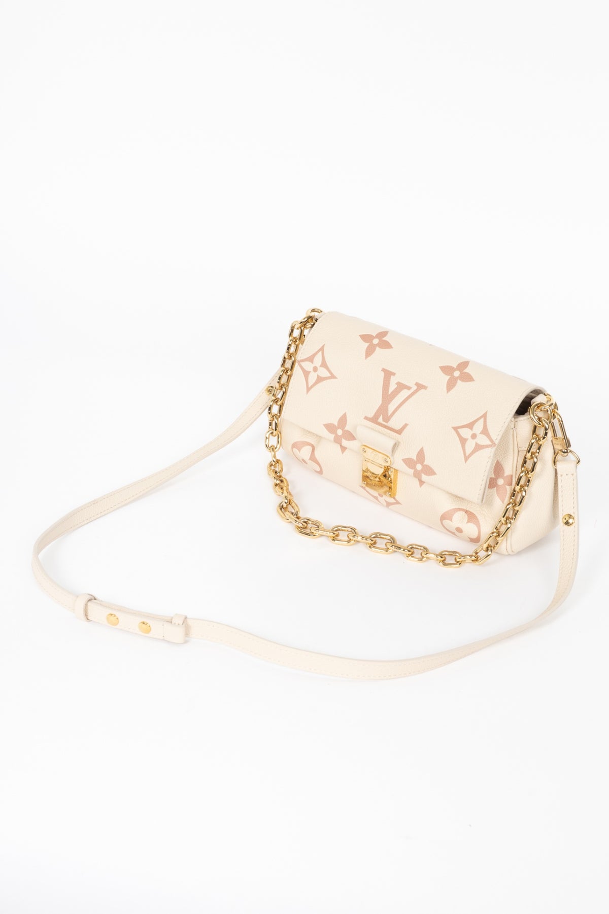 Louis Vuitton large monogram pale pink chain strap bag