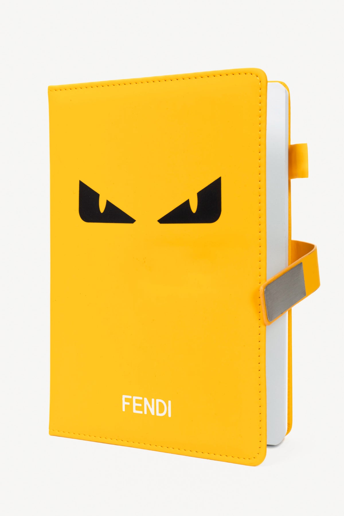 Fendi Monster Yellow Notebook, Pen & Thermos Gift Set